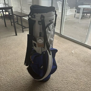 Jones Golf Bag Rover Stand Bag Blue White - Picture 1 of 5