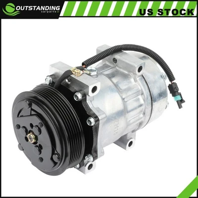 A/C Compressor Fits 1984-1987 Jeep Wagoneer 2.5L 1994-1995 Jeep Wrangler 4.0L - Image 1 of 4