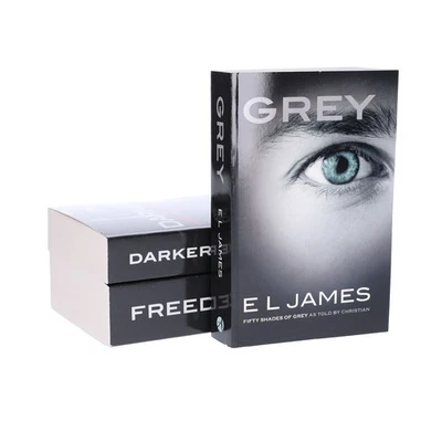 Fifty 50 Shades of Grey, Darker & Freed Trilogy 4 Books By E L James- Fiction-PB - Image 1 of 2