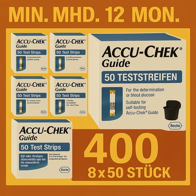 ACCU - CHEK GUIDE  (8x50) 400 Stück Originalware von Roche Diagnostics - Bild 1 von 4
