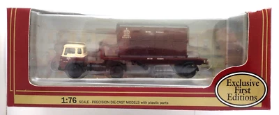 EFE 22204  BEDFORD TK ARTIC FLATBED + CONTAINER LOAD  'BRITISH RAILWAYS'  NEW - Image 1 of 4