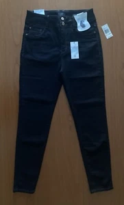 Jeans Jegging $78 Curve Appeal Curve Creator taglia 12 elasticizzato skinny blu 29" cuciture interne - Foto 1 di 4