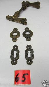 Jugendstil Frankreich Tür Griff Bronze Messing brass Rarität - Bild 1 von 12
