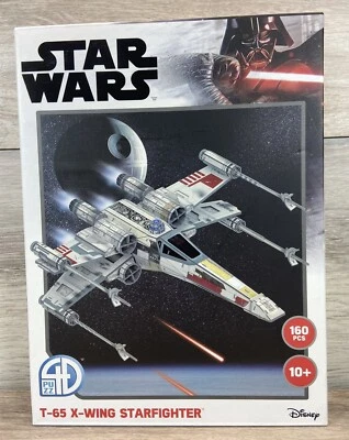 Star Wars T-65 X-Wing Starfighter 4D Puzzle 160 Piezas SELLADO Disney Nuevo Modelo Kit Foto 1 de 4