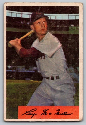 Roy McMillan 1954 Bowman #12 Cincinnati Redlegs Low Grade Filler - Image 1 of 2