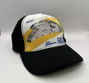 Cappello Berretto Star Wars Millennium Falcon Retro Trucker Nero - Foto 1 di 9