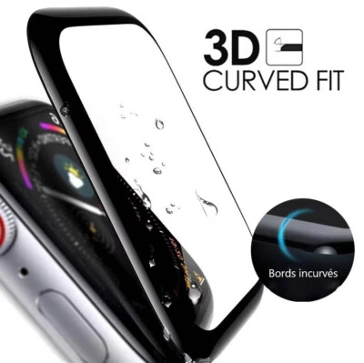 Protection Intégrale 3D VITRE INCURVÉE Apple Watch 11 10 9 8 7 6 5 4 3 2 1 Ultra