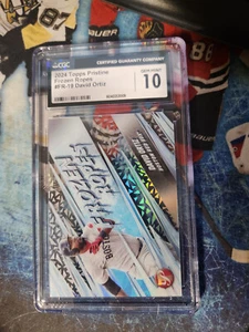 2024 Topps Pristine Frozen Ropes #FR-19 David Ortiz CGC 10 GEM MINT - Picture 1 of 3