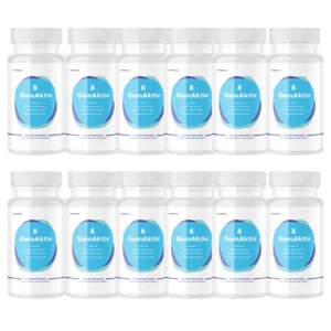 Gumaktiv for Teeth Gum Dental Support for Healthy Gums - 12 Bottles - Picture 1 of 5