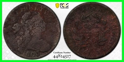Early 1803 Draped Bust Large Cent - Graded PCGS G - Details - 5000 Survival - Image 1 of 4
