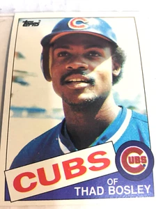 CUBS Thad Bosley #432 MLB Vintage Baseball Card Ships Free - Picture 1 of 2