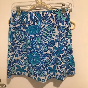 Lilly Pulitzer Skirt White With Seashells size S Womens - Picture 1 of 1