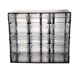 Sortimentskasten 15 Fach Schubladen Kleinteilemagazin Sortimentsboxen Organizer - Bild 1 von 6