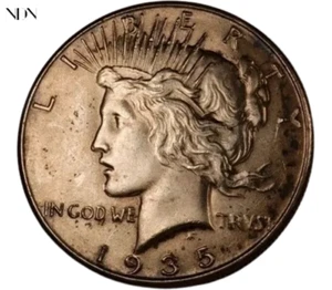 Dólar de la paz 1935 - gema sin salida - 90% plata - #PD240 - Imagen 1 de 3