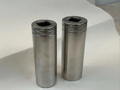 BLACKHAWK 2pc 1/2 Drive 12pt SAE Sockets, 40326 13/16in & 40328 7/8in., USA Made - Image 1 of 4