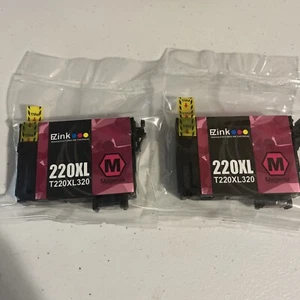 New EZ INK 220XL T220XL320 MAGENTA Replacement Ink Cartridge (2-PACK) - Zdjęcie 1 z 2