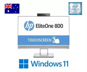 HP ELITEONE 800 G5 TOUCHSCREEN 24" i5 9500 6 CORE, 16GB 256/1TB SSD WIN 11, AIO - Picture 1 of 4