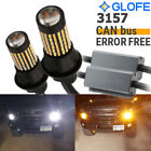 2X 3157 Switchback Led Front Turn Signal Light Bulbs Kit For Toyota Tundra 00-20