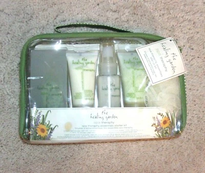 THE HEALING GARDEN SPA TERAPIA Essentials Starter Kit 5 Piezas en Estuche de Viaje Foto 1 de 4