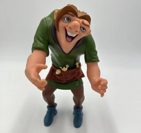 Disney Hunchback of Notre Dame Quasimodo Toy 9 in by Mattel With 3 Gargoyles Cover