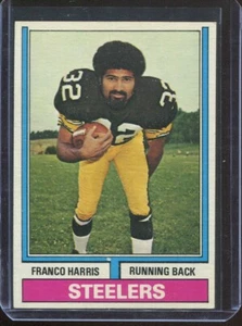 1974 Topps Football # 220 Franco Harris (NM+) Near Mint Plus - Picture 1 of 2