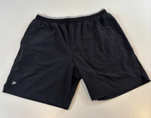 Fabletics Men's 'The 7" Fundamental Short II Lined' Black Shorts Men's XL NWT - Picture 1 of 14