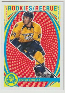 2013-14 OPC Retro Victor Bartley Rookie Card #533 Nashville Predators