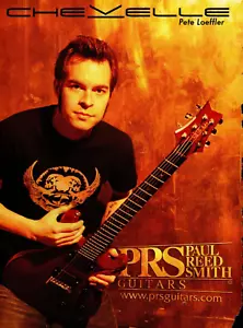 REVISTA DE GUITARRA PETE LOEFFLER PRS DE COLECCIÓN ANUNCIO IMPRESO Chevelle Paul Reed Smith - Imagen 1 de 1