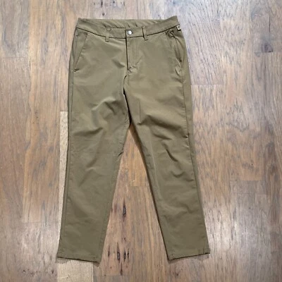 Lululemon Pants Mens 31 Brown ABC Warpstreme Slim Chinos Performance Commission - Image 1 of 4