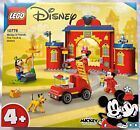 Lego Mickey & Friends Fire Truck & Station 10776 With Mickey Minnie Goofy Pluto