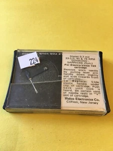 Original NOS Walco Sapphire Needle Stylus WS-183STDS for Electro Voice 169 - Picture 1 of 2