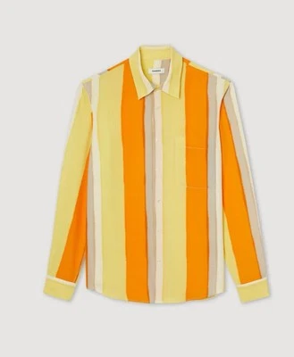 Sandro Stripe Men’s Shirt XS NWT - Image 1 of 4