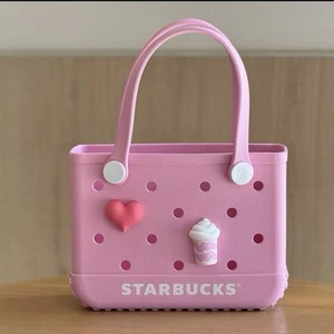 Starbucks 2025 China Summer Frappuccino Party Pink Hand Bag - Picture 1 of 4
