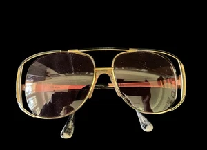 Tura Vintage Men’s Pilot Aviator 80’s Safety Sunglasses Frames Prop Mod 8751 - Picture 1 of 4