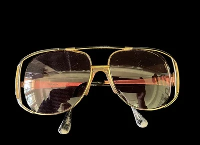 Tura Vintage Men’s Pilot Aviator 80’s Safety Sunglasses Frames Prop Mod 8751 - Image 1 of 4