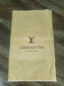 Louis Vuitton Storage Dust Cover Bag Malletiera Paris 11" x 7" No Drawstring - Picture 1 of 5