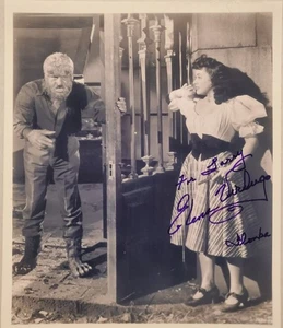 Elena Verdugo House of Frankenstein 1944 TO: LARRY Signed 8x10 Photo - Picture 1 of 1