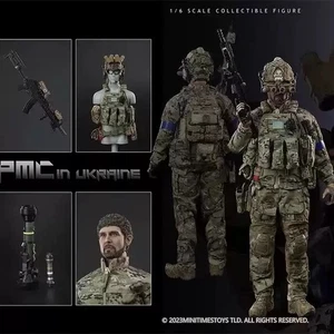1/6 mini times toys M047 PMC Ukraine Soldier Action Figure - Picture 1 of 24
