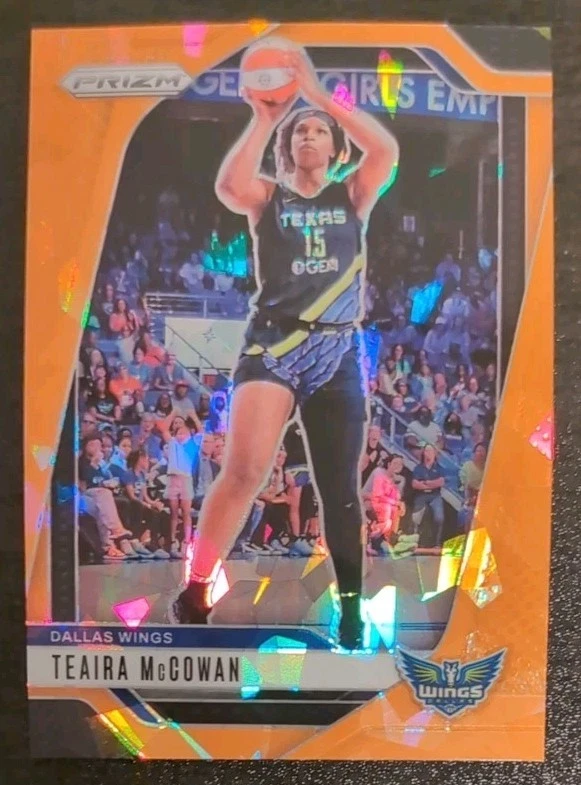 Teaira McCowan #105 2024 Panini Prizm WNBA Orange Ice Prizm Dallas Wings - Image 1 of 3