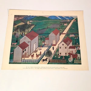 Bauernhaus im Mahantango-Tal, Wandkunstdruck, ca. 14" x 11" - Bild 1 von 8