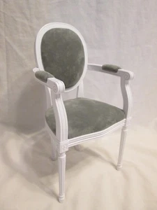 Horsman Urban Environment Louis XVI Stil Sessel weiß für 16" Puppe Vita - Bild 1 von 9