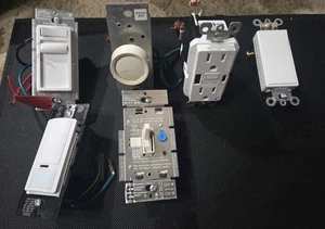 Steckdosenschalter Set Leviton Lutron 6 Stück - Bild 1 von 8