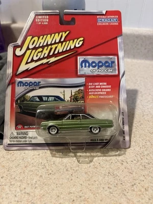 Johnny Lightning 1967 Plymouth GTX White Lightning Mopar Or No Car Toys R' Us - Image 1 of 4