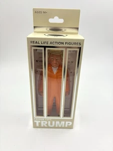 FCTRY Prison Suit Trump Real Life Action Figure Lock Him Up 2023 New in Box - Picture 1 of 6