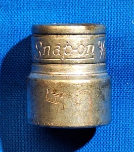 Antiguo logotipo Snap-On F-181 1953 3/8" unidad 9/16" toma de 12 puntos poco profunda - Imagen 1 de 6