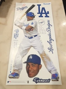 Los Angeles Dodgers SGA Yasiel Puig 2014 FATHEAD Stickers/poster - Picture 1 of 4