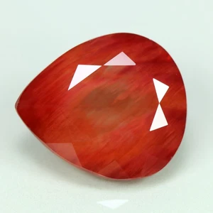 4.34 Cts_Ravishing Best Color_100 % Natural Unheated Red Andesine_Sunstone - Bild 1 von 3