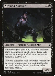 4x Nirkana Assassin - BFZ (Battle for Zendikar) #118 MTG Playset - Picture 1 of 1