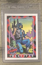Vintage 1991 GI Joe Hasbro Impel Trading Card #33 Cobra Tele Viper