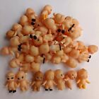 Lot de 30 (au hasard) Mini Figurines Poupée Bébé En Plastique Doux 1"/2-3cm